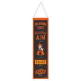 Oklahoma State Cowboys Banner Wool 8x32 Heritage Evolution Design