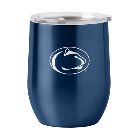 Penn State Nittany Lions Travel Tumbler 16oz Stainless Steel Curved-0