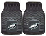 Philadelphia Eagles Car Mats Heavy Duty 2 Piece Vinyl - Team Fan Cave