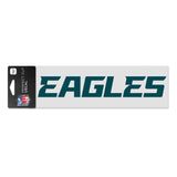 Philadelphia Eagles Decal 3x10 Perfect Cut Wordmark Color-0