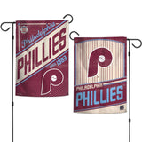 Philadelphia Phillies Flag 12x18 Garden Style 2 Sided Cooperstown-0