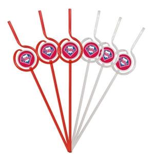 Philadelphia Phillies Team Sipper Straws - Team Fan Cave