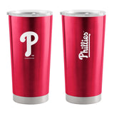 Philadelphia Phillies Travel Tumbler 20oz Stainless Steel-0