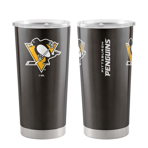 Pittsburgh Penguins Travel Tumbler 20oz Stainless Steel-0