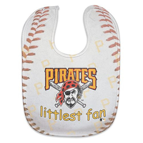 Pittsburgh Pirates Baby Bib Full Color Mesh Style-0