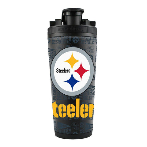 Pittsburgh Steelers Ice Shaker 26oz Stainless Steel-0