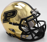 Purdue Boilermakers Helmet Riddell Replica Mini Speed Style Chrome Alternate-0