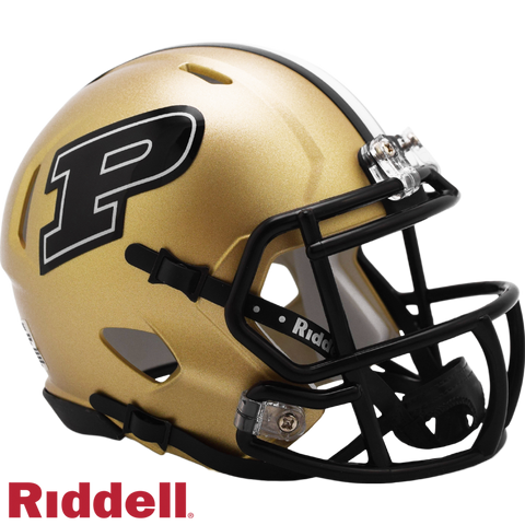 Purdue Boilermakers Helmet Riddell Replica Mini Speed Style-0