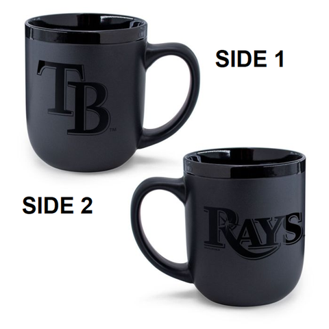 Tampa Bay Rays Coffee Mug 17oz Matte Black-0