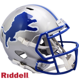 Detroit Lions Helmet Riddell Replica Full Size Speed Style 1983-2002 T/B Special Order-0