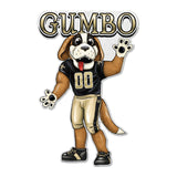 New Orleans Saints Pennant Shape Cut Mascot Design-0