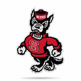 North Carolina State Wolfpack Pennant Shape Cut Mascot Design-0