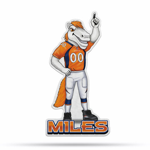 Denver Broncos Pennant Shape Cut Mascot Design-0