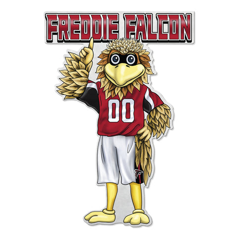 Atlanta Falcons Pennant Shape Cut Mascot Design-0