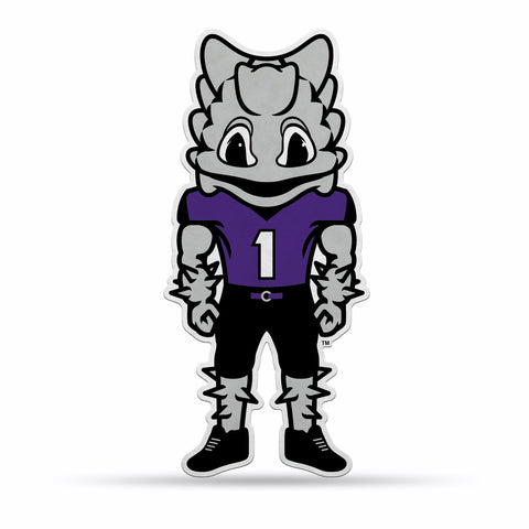 TCU Horned Frogs Pennant Shape Cut Mascot Design-0