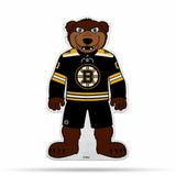 Boston Bruins Pennant Shape Cut Mascot Design-0