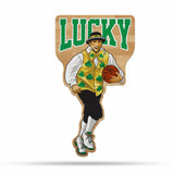 Boston Celtics Pennant Shape Cut Mascot Design Special Order-0