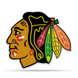 Chicago Blackhawks Pennant Shape Cut Logo Design-0