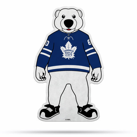 Toronto Maple Leafs Pennant Shape Cut Mascot Design Special Order-0