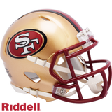 San Francisco 49ers Helmet Riddell Replica Mini Speed Style 1996-2008 T/B-0