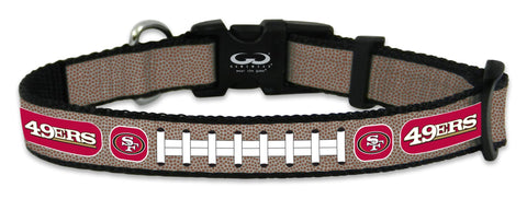 San Francisco 49ers Reflective Toy Football Collar - Team Fan Cave