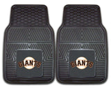 San Francisco Giants Heavy Duty 2-Piece Vinyl Car Mats