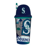 Seattle Mariners Helmet Cup 32oz Plastic with Straw-0