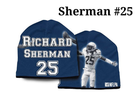 Seattle Seahawks Beanie Lightweight Richard Sherman Design - Team Fan Cave