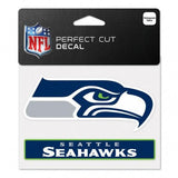 Seattle Seahawks Decal 4.5x5.75 Perfect Cut Color