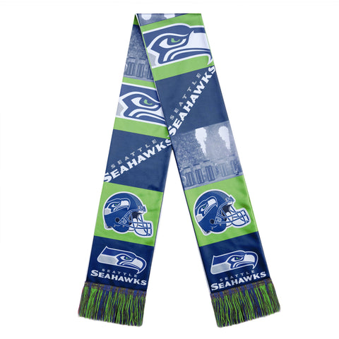 Seattle Seahawks Scarf Printed Bar Design - Team Fan Cave