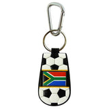 South Africa Flag Keychain Classic Soccer - Team Fan Cave