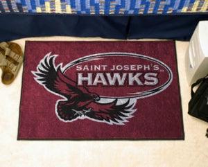 St. Joseph's Hawks Rug - Starter Style - Special Order - Team Fan Cave