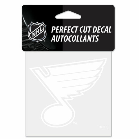 St. Louis Blues Decal 4x4 Perfect Cut White - Team Fan Cave