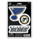 St. Louis Blues Decal Die Cut Team 3 Pack - Team Fan Cave