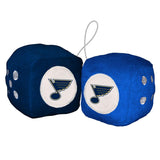 St. Louis Blues Fuzzy Dice - Team Fan Cave