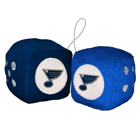 St. Louis Blues Fuzzy Dice - Team Fan Cave