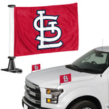 St. Louis Cardinals Flag Set 2 Piece Ambassador Style - Team Fan Cave