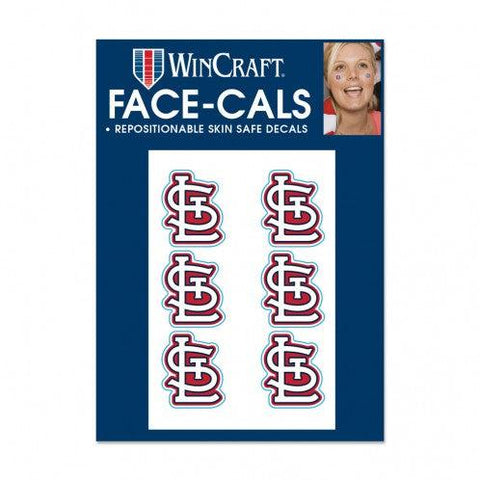 St. Louis Cardinals Tattoo Face Cals - Team Fan Cave