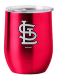 St. Louis Cardinals Travel Tumbler 16oz Stainless Steel Curved-0