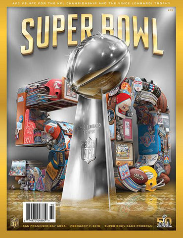 Super Bowl 50 Program - Team Fan Cave