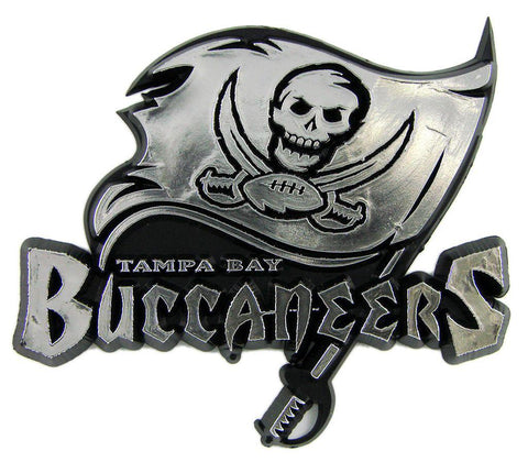 Tampa Bay Buccaneers Auto Emblem - Silver