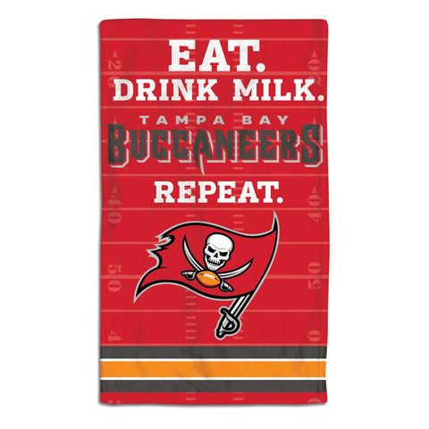 Tampa Bay Buccaneers Baby Burp Cloth 10x17 - Team Fan Cave