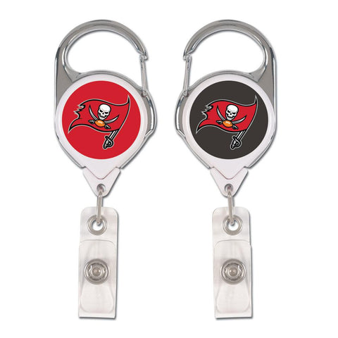 Tampa Bay Buccaneers Badge Holder Premium Retractable