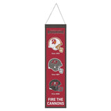 Tampa Bay Buccaneers Banner Wool 8x32 Heritage Evolution Design-0