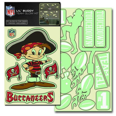 Tampa Bay Buccaneers Decal Lil Buddy Glow in the Dark Kit - Team Fan Cave