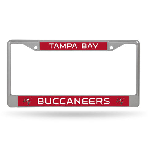 Tampa Bay Buccaneers License Plate Frame Chrome