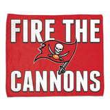 Tampa Bay Buccaneers Towel 15x18 Rally Style Full Color-0