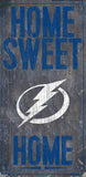 Tampa Bay Lightning Sign Wood 6x12 Home Sweet Home Design