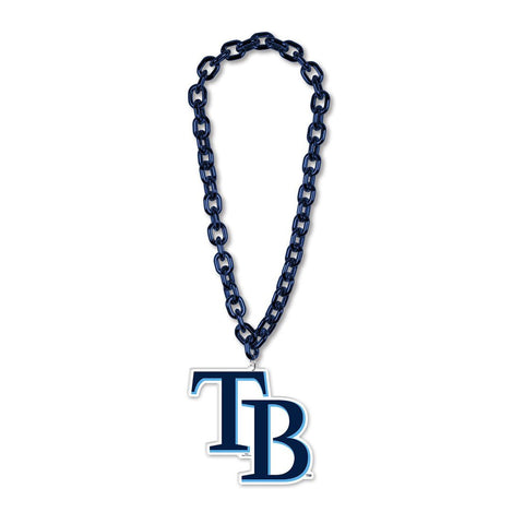 Tampa Bay Rays Necklace Big Fan Chain-0