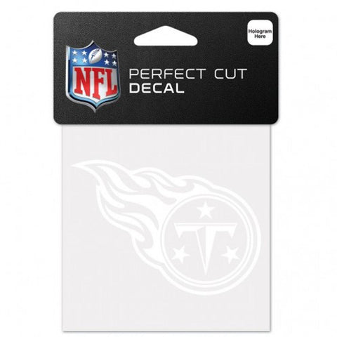 Tennessee Titans Decal 4x4 Perfect Cut White - Special Order